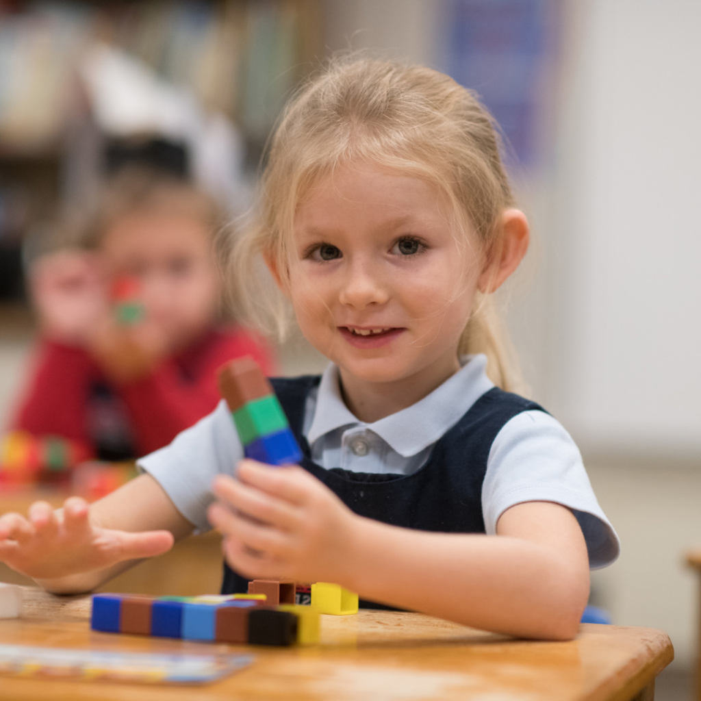 Pre-K in Lancaster PA Girl Learning and Growing